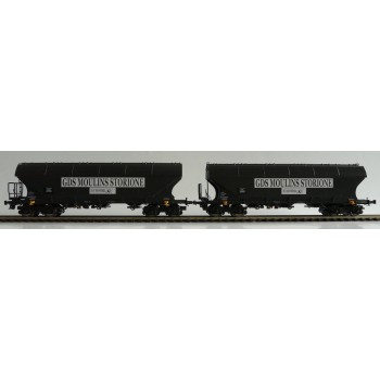 B-Models 45324 Set A 2x Silowagen Getreide GDS MOULINS STORIONE SNCF Ep. V-VI