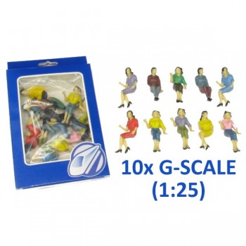 DIGIKEIJS DR60145-G bemalte Figuren G (1:25) SITZEND