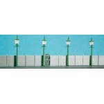 PECO R219 Betonzaun Länge 356 mm, 4 Tore