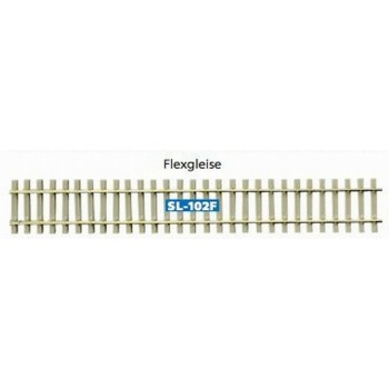 PECO SL-102F H0 Neusilber Flexgleis Betonschwellen 91,4cm SPAR SET 25 Stück