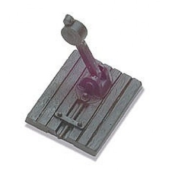 PECO SL-428 Weichen-Handstellhebel, 2 Stück, unbeweglich, SPAR SET 6 Stück