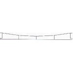Sommerfeldt 145 H0m / H0 Fahrdraht 270 mm (für Radius ab 700mm) 5 Stück