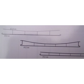Sommerfeldt 184 Fahrdraht verkupfert 0,5 x 500 mm offen 5 Stück 