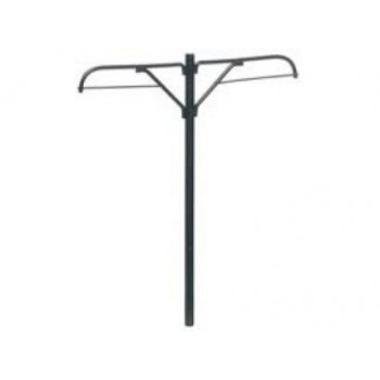 Sommerfeldt 429 Straßenbahn Mittelmast, schwarz brüniert