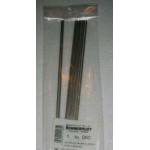 Sommerfeldt 080 H-Profil 2x2 Neusilber ca.300 mm lang (10 St. im Beutel)