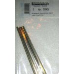 Sommerfeldt 095 Winkelprofil Neusilber 2 x 2 x 160 mm (10 St. im Beutel)