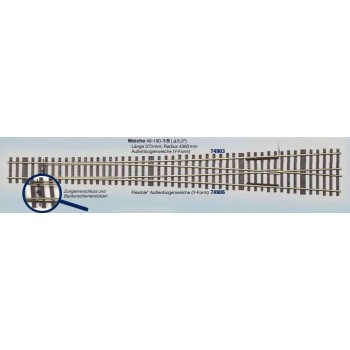 Weinert MeinGleis 74903 MG Weiche Y; 1:9; Code 75